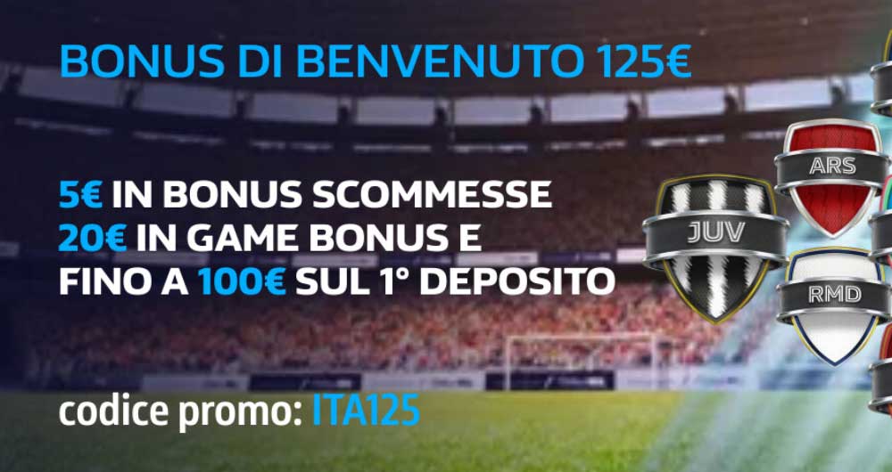 William Hill bonus benvenuto